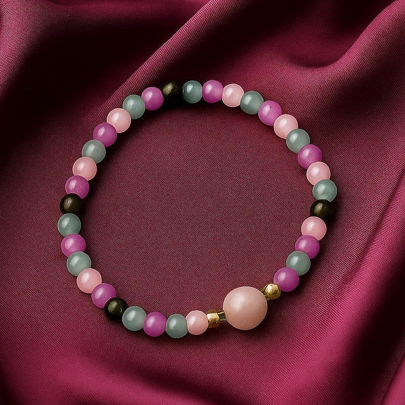 Браслет из мелких разноцветных бусин 1J12174CJJ Браслет из мелких разноцветных бусин 1J12174CJJ