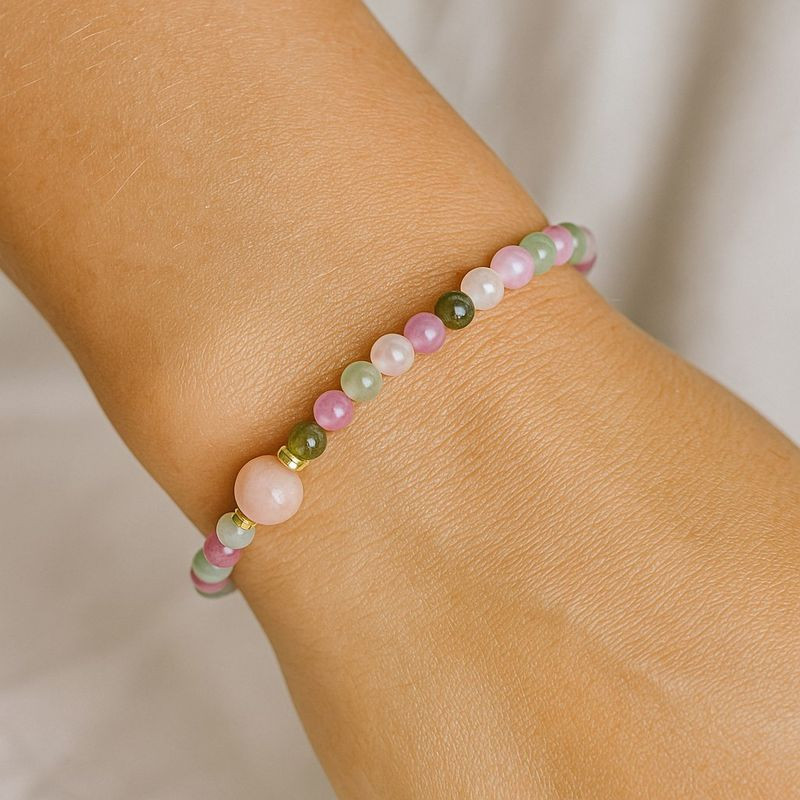 Браслет из мелких разноцветных бусин 1J12174CJJ Браслет из мелких разноцветных бусин 1J12174CJJ