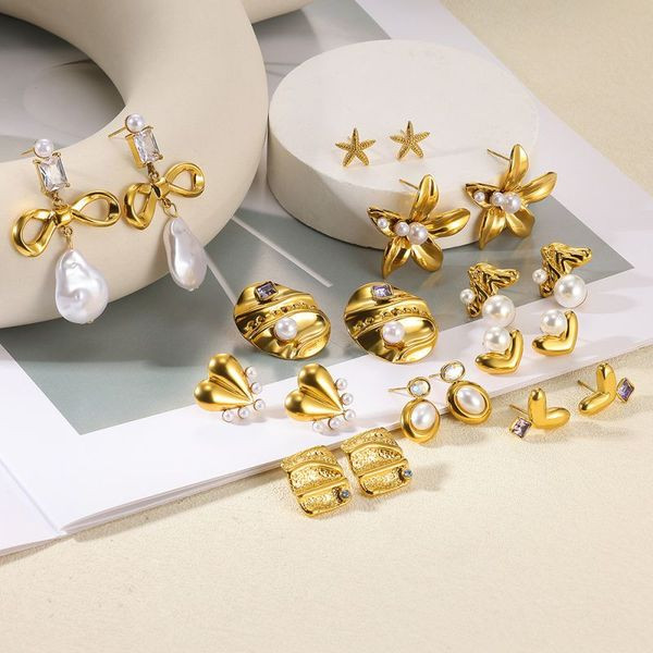 Серьги сталь CJL47173 Серьги сталь CJL47173