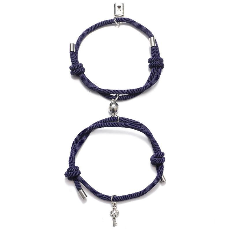 Парные браслеты лесной союз на плетеном шнуре