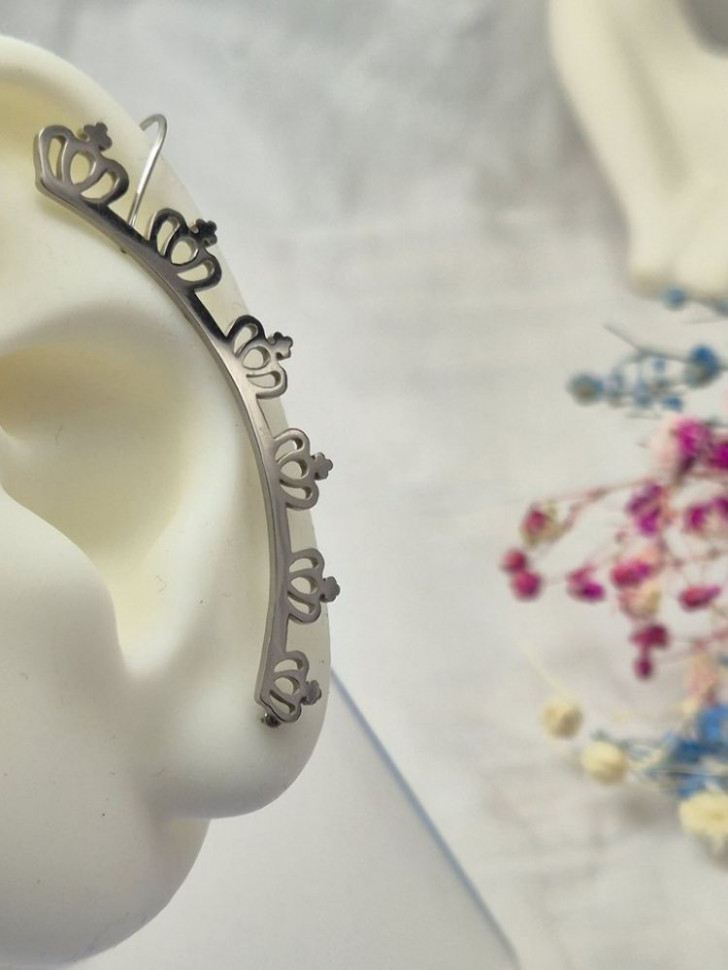 Серьга-клаймбер Короны 1J11021CJJ