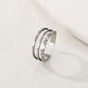 Кольцо медицинская сталь J10312CJJ Кольцо медицинская сталь J10312CJJ