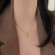 Золотистые серьги с сердцем из титановой стали CJX85521