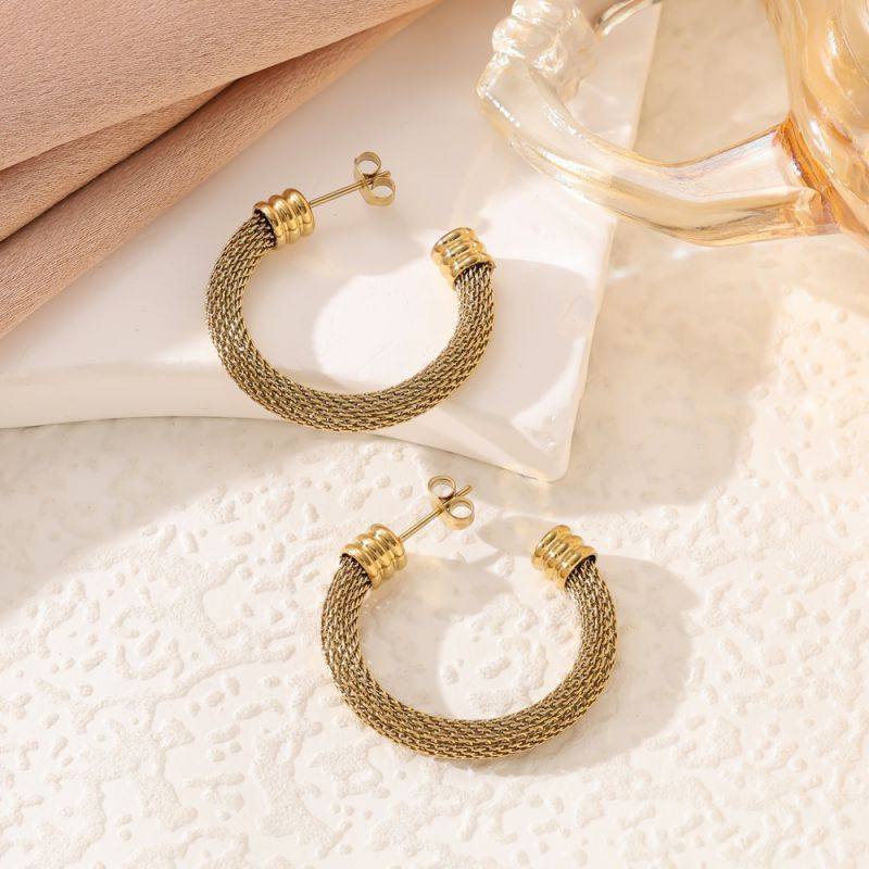 Серьги сталь CJP45142 Серьги сталь CJP45142