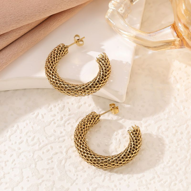 Серьги сталь CJP45142 Серьги сталь CJP45142