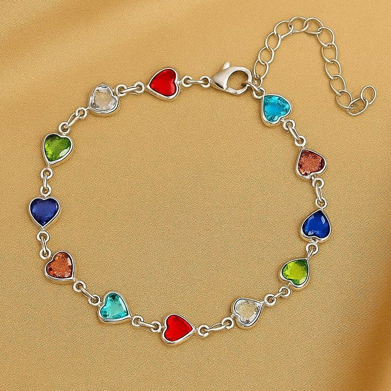 Браслет ювелирный сплав сердце 1J12346CJJ Браслет ювелирный сплав сердце 1J12346CJJ