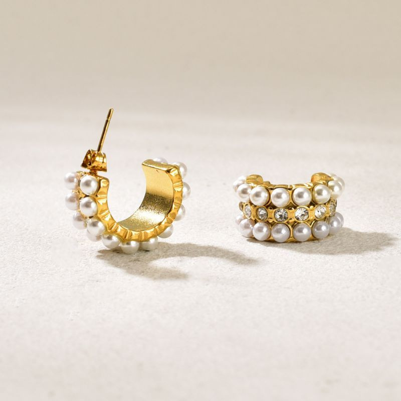 Серьги сталь CJQ29270 Серьги сталь CJQ29270