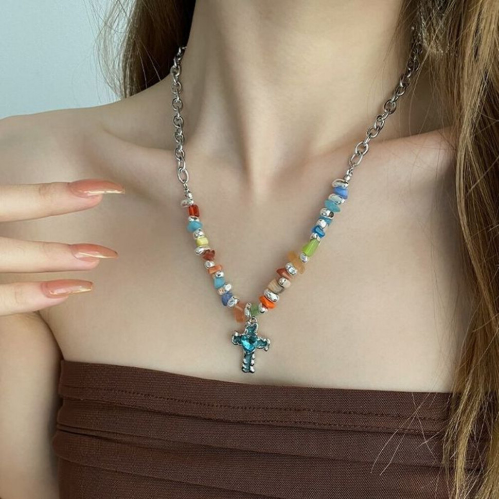 Колье из стали CJH56224 Колье из стали CJH56224