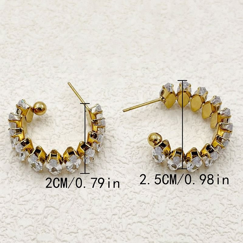 Серьги сталь CJD88847