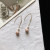 Серебряные серьги с розой CJZ55263