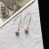 Серебряные серьги с розой CJZ55263