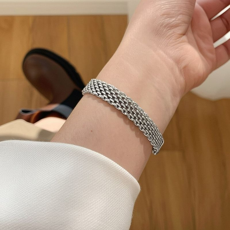 Браслет медный с напылением серебром 1J11858CJJ Браслет медный с напылением серебром 1J11858CJJ