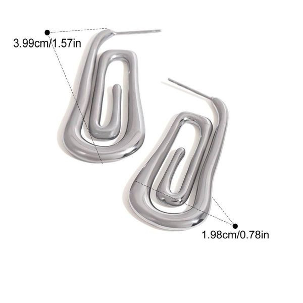 Серьги сталь CJL41061 Серьги сталь CJL41061