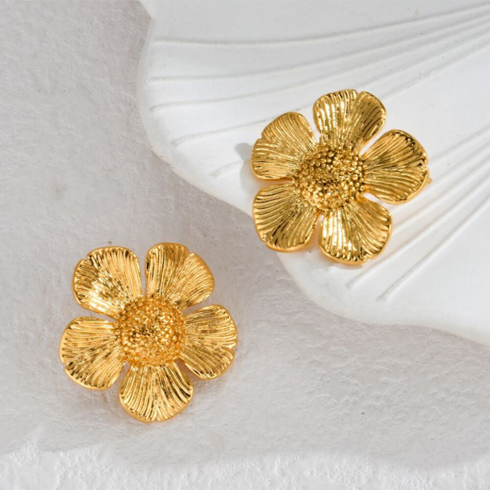 Серьги сталь CJH59684 Серьги сталь CJH59684