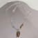 Двухслойное колье с тонкими цепочками и миниатюрной подвеской CJH94815 Двухслойное колье с тонкими цепочками и миниатюрной подвеской CJH94815