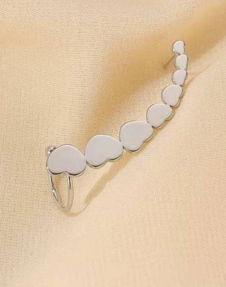 Минималистичный кафф Сердца 1J11023CJJ