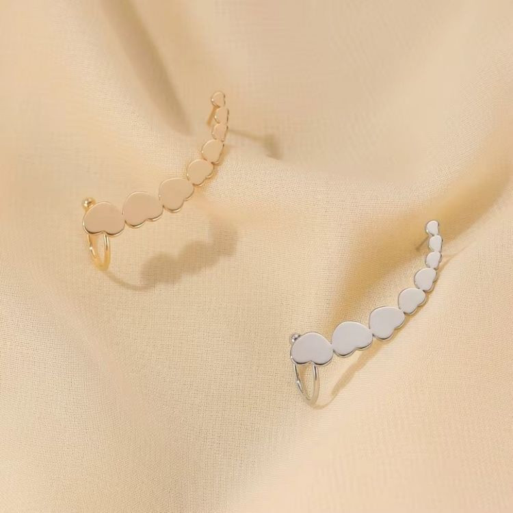 Минималистичный кафф Сердца 1J11023CJJ