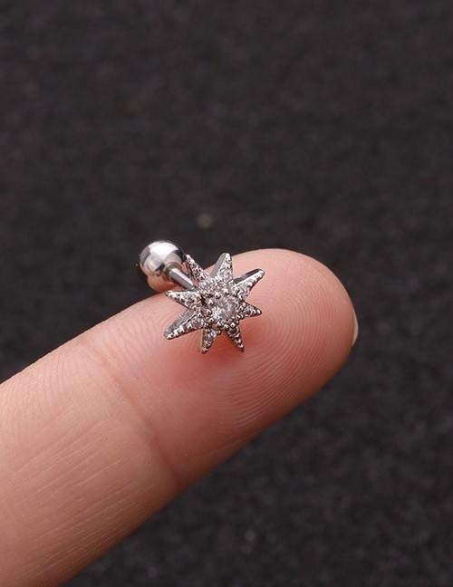 Стальные серьги P37539