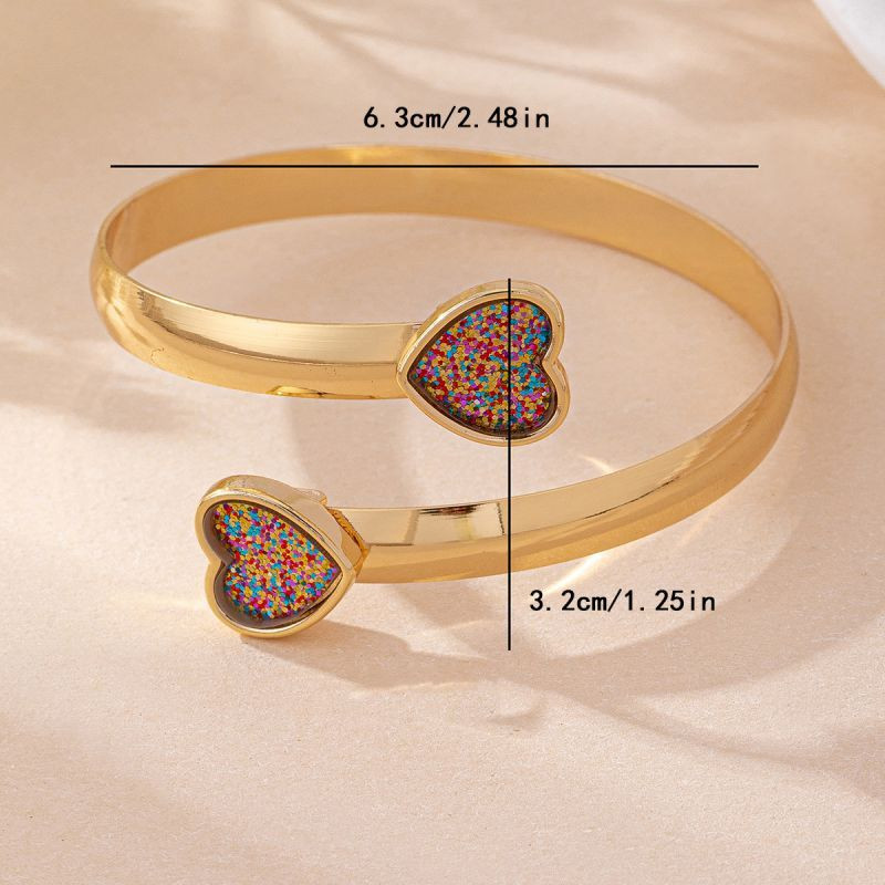 Браслет жесткий разомкнутый с декоративными леопардами CJM14392