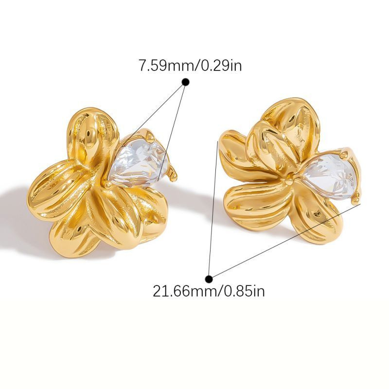 Серьги сталь CJL24142