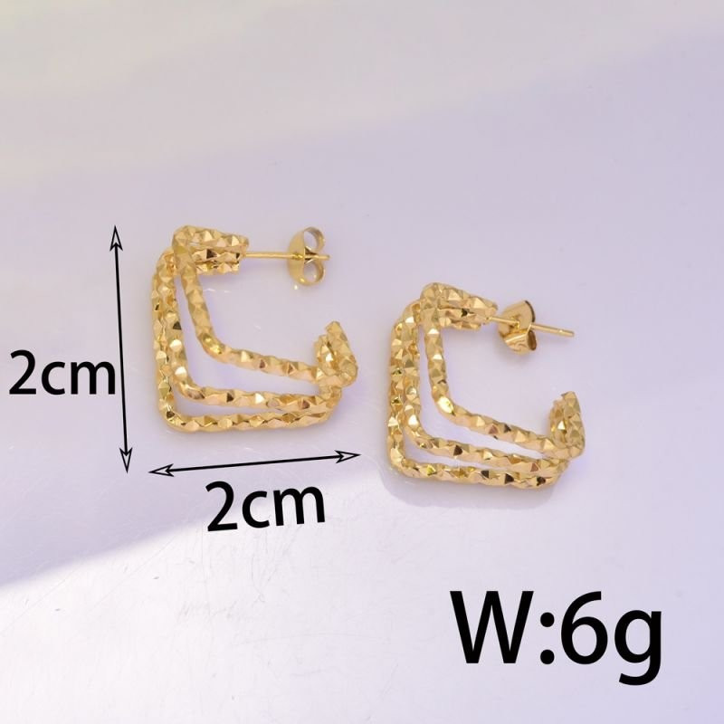 Серьги сталь CJD01938 Серьги сталь CJD01938