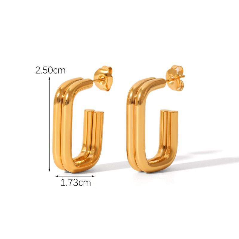 Серьги сталь CJL78716 Серьги сталь CJL78716