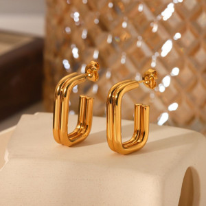 Серьги сталь CJL78716 Серьги сталь CJL78716