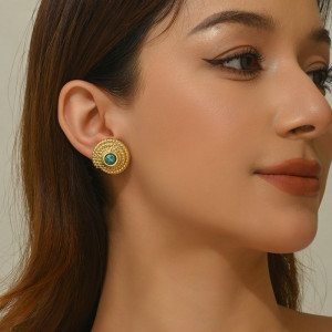 Серьги сталь CJT26571 Серьги сталь CJT26571