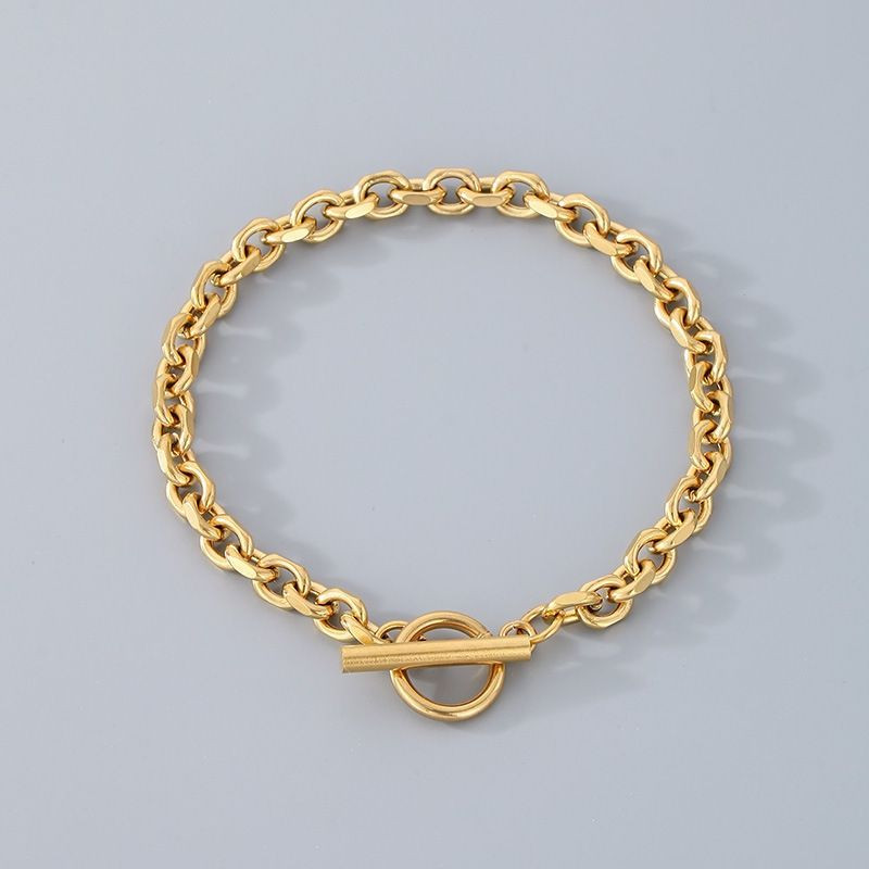 Браслет массивный панцирного плетения с замком-тоглом CJM14262