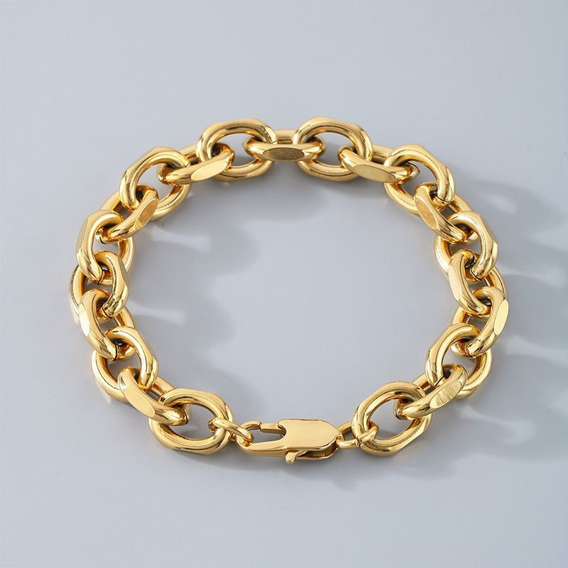 Браслет массивный панцирного плетения с замком-тоглом CJM14262