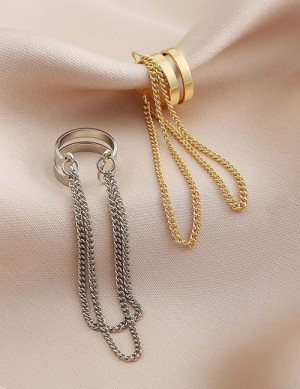 Двойной кафф с цепочками U99059 Двойной кафф с цепочками U99059