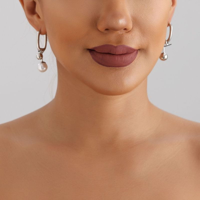 Серьги-конго ювелирный сплав ассиметричные с жемчужиной 1J11900CJJ Серьги-конго ювелирный сплав ассиметричные с жемчужиной 1J11900CJJ