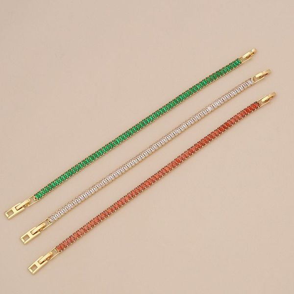 Браслет дорожка из мелких кристаллов CJL36429