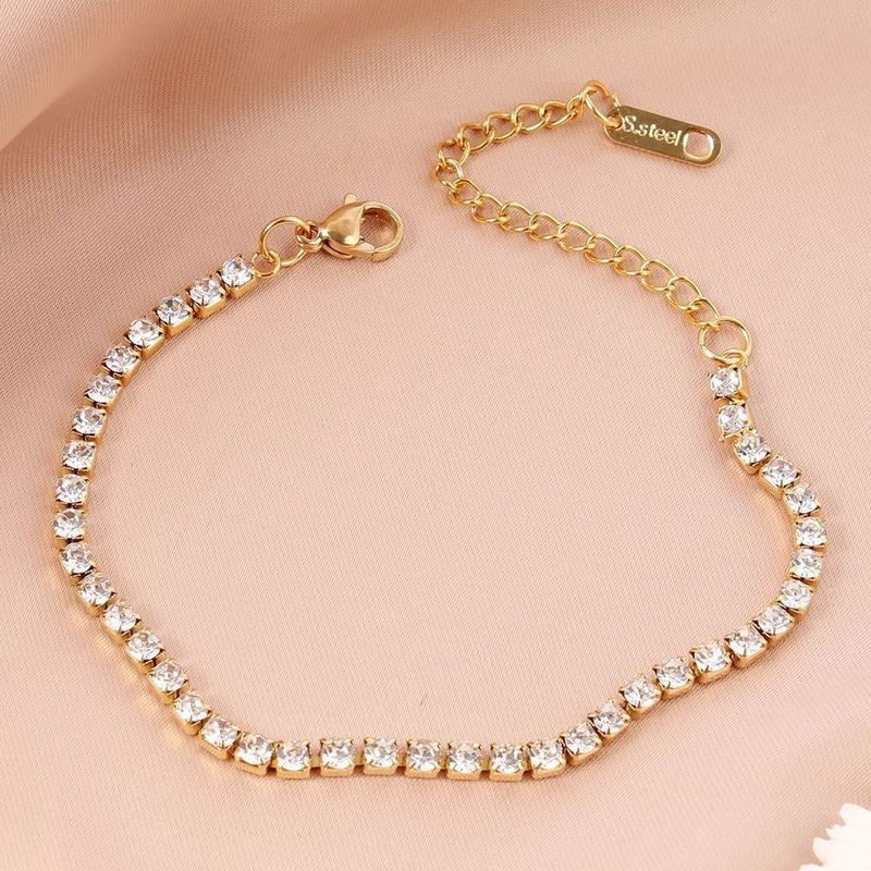 Браслет медицинская сталь напыление золотом 1J12163CJJ Браслет медицинская сталь напыление золотом 1J12163CJJ