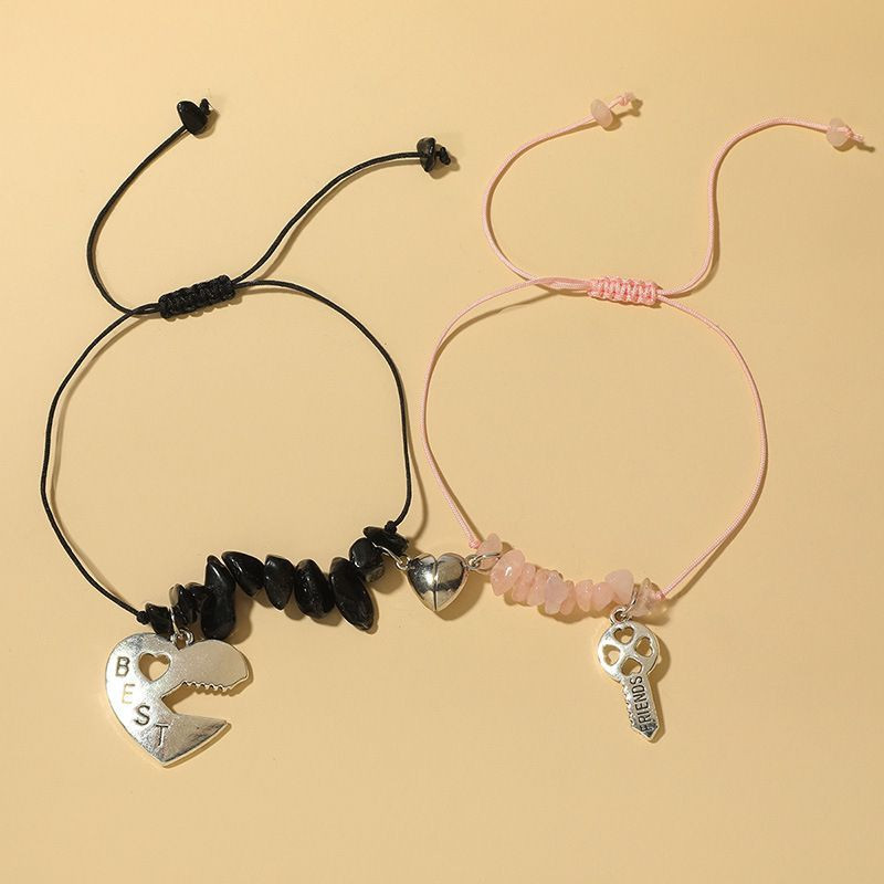 Парные браслеты зов природы с каменной крошкой R37204