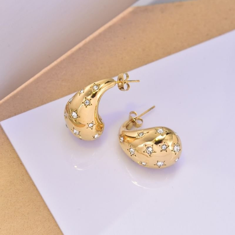 Серьги сталь CJD01918