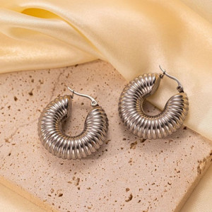 Серьги сталь CJH31990 Серьги сталь CJH31990