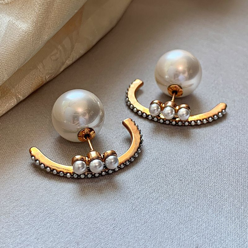 Серьги-джекеты с крупным жемчугом CJQ38694 Серьги-джекеты с крупным жемчугом CJQ38694