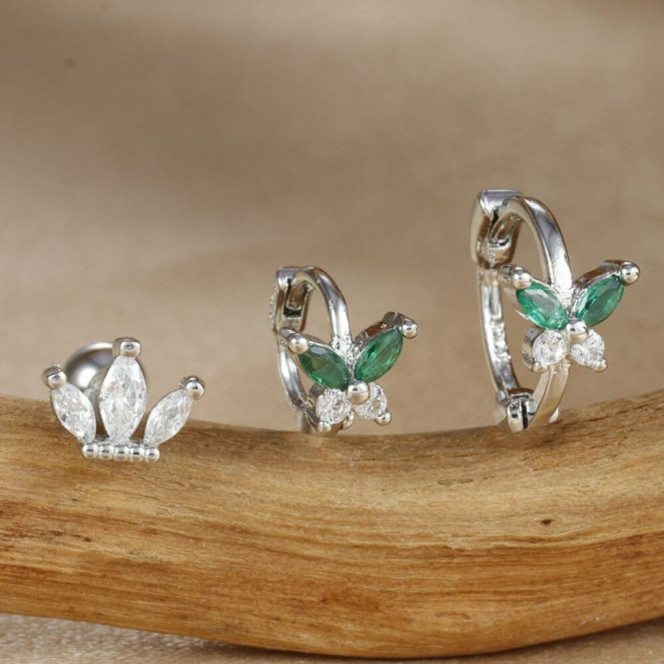 Ювелирный комплект серег CJ13522 Ювелирный комплект серег CJ13522