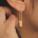 Серьги медь с напылением золотом J10927CJJ