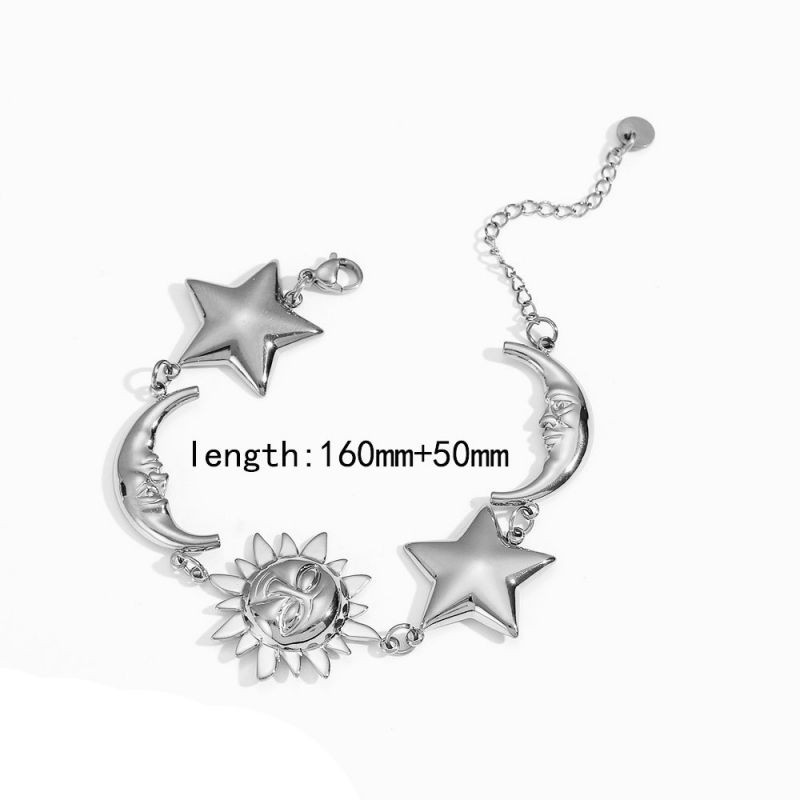 Браслет-цепочка с подвеской в форме сияющего солнца CJR56104