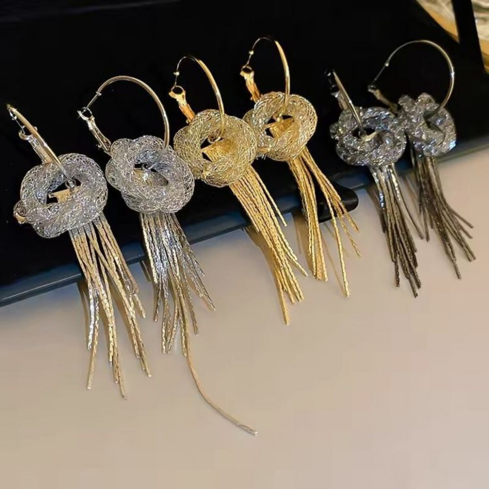 Серьги ювелирный сплав с серебряным гвоздиком J10413CJJ Серьги ювелирный сплав с серебряным гвоздиком J10413CJJ