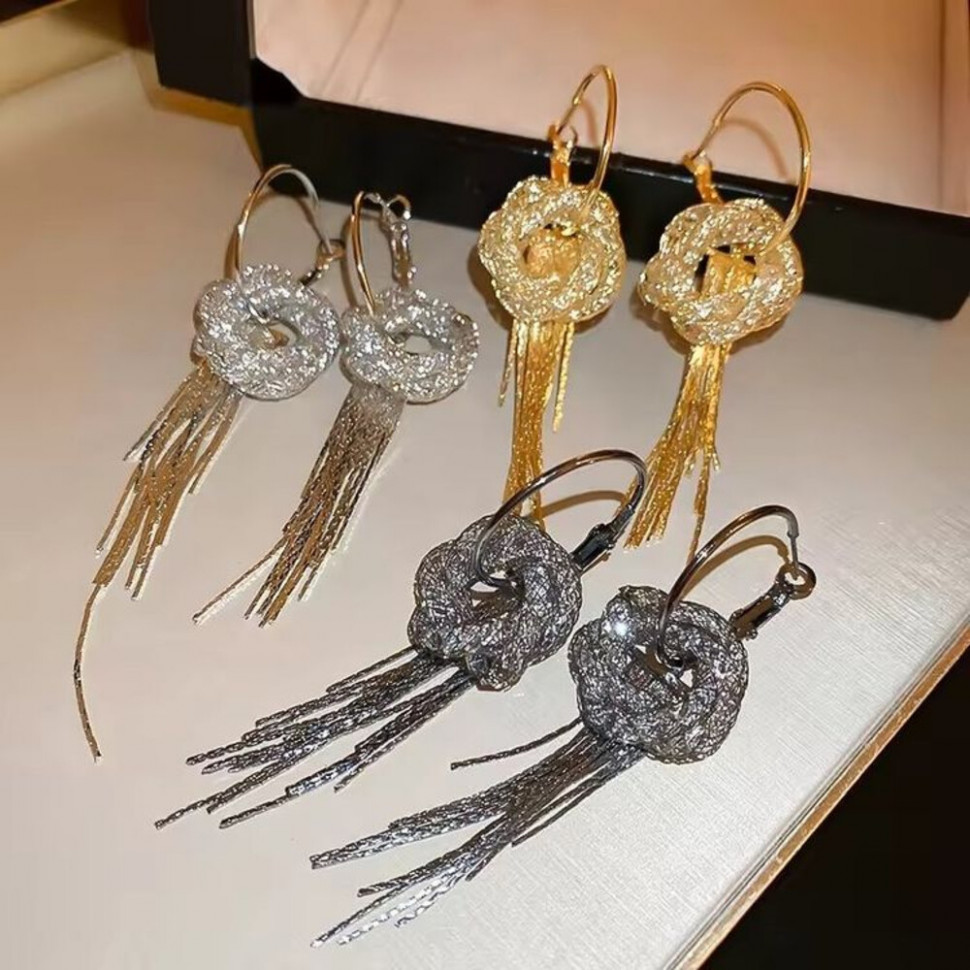 Серьги ювелирный сплав с серебряным гвоздиком J10413CJJ Серьги ювелирный сплав с серебряным гвоздиком J10413CJJ