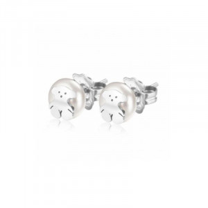 Серьги из титановой стали с жемчугом CJZ35625