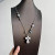 Серебряное колье с крестом CJZ43438