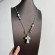 Серебряное колье с крестом CJZ43438