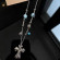 Серебряное колье с крестом CJZ43438