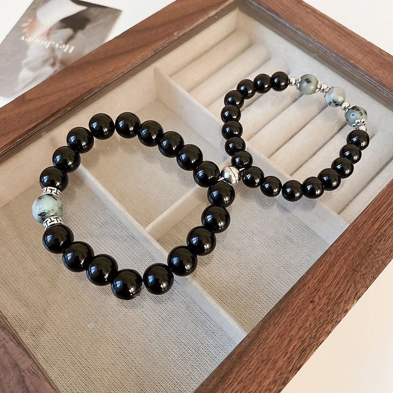 Парные браслеты ночной дозор с жемчужным акцентом R42277