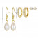 Ювелирный комплект серег CJH98393