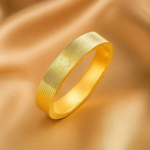 Кольцо медицинская сталь с напылением золотом J11158CJJ